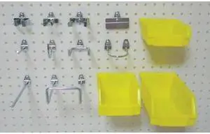 ZORO SELECT 5TPF6 Pegboard Hook Assortment Kit,95 Pieces