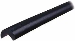 KNUFFI BY IRONGUARD SAFETY 60-6700-3 Corner Guard,Rounded,Black