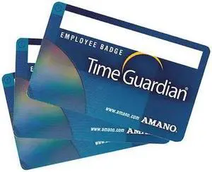 AMANO AXG-076100 Magnetic Strip Numbered Badges 76-100.