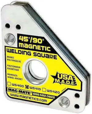 MAG-MATE WS410 Magnetic Weld Square,3-3/4x4-3/8in,75lb