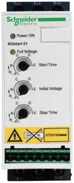 SCHNEIDER ELECTRIC ATS01N209LU Soft Start, 200-240VAC, 9A, 2HP