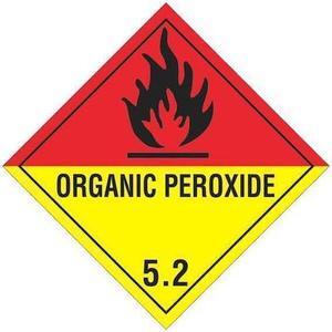 TAPE LOGIC DL5170 Tape Logic® Labels, "Organic Peroxide - 5.2", 4" x 4",