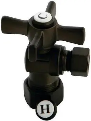 MILLENNIUM CC53305ZX CC53305ZX 5/8" X 3/8" OD Comp Angle Stop with Handle