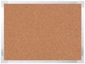 CRESTLINE PRODUCTS 10410 36 x 48 Aluminum Framed Cork Board