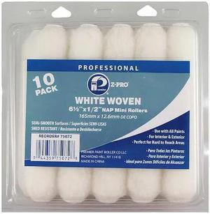 PREMIER 75072 6-1/2" Mini Paint Roller Cover, 1/2" Nap, Woven