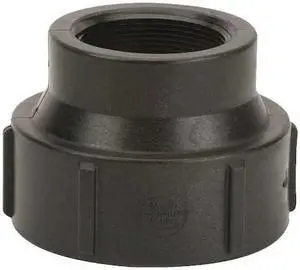 ZORO SELECT RC300-200 Reducing Coupling, Polypropylene, 3" x 2", Schedule 80,