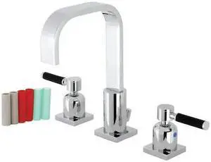 FAUCETURE FSC8961DKL FSC8961DKL 8" Widespread Bathroom Faucet, Polished Chrome