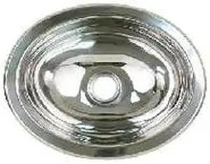SCANDVIK 10280 10280 Stainless Steel Oval Basin