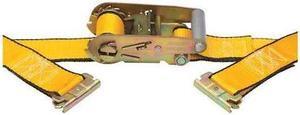 KINEDYNE 532011GRA Logistic Ratchet Strap,Gold,20 ft. L