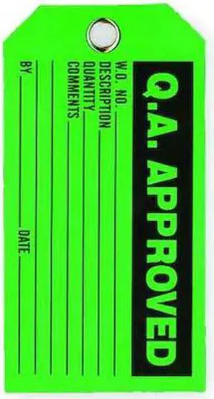 ZORO SELECT 2RMV5 Production Status Tag, Cleaning and Maintenance, Cardstock, 3