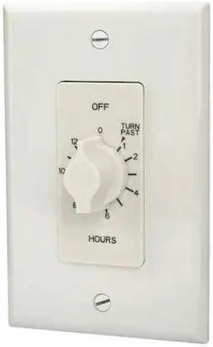 TORK A512HW Spring-Wound Timer,Range 0 to 12 hr.