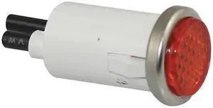 ZORO SELECT 20C847 Flush Indicator Light, Amber,120V