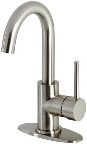 FAUCETURE LS8538DL LS8538DL Concord Single-Handle Bar Faucet, Brushed Nickel