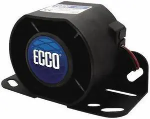ECCO 872N Back Up Alarm,Black,4-13/64" H