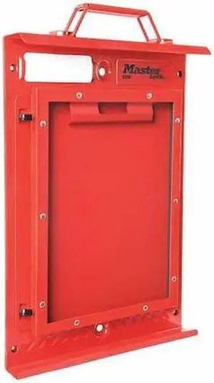 MASTER LOCK S3501 Portable Lockout Kit,Red,Case 17-3/8" H