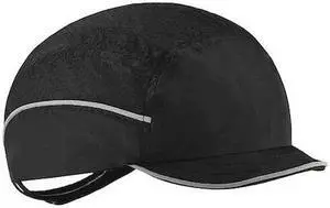 ERGODYNE 8955 Bump Cap, Micro Brim Baseball, Polyethylene, Hook-and-Loop