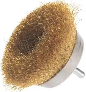 WEILER 93812 Crimped Wire Cup Wire Brush, 2-3/4", 1/4"