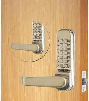 CODELOCKS CL415BB-SS Mechanical Lockset,Powder Coated,Lever