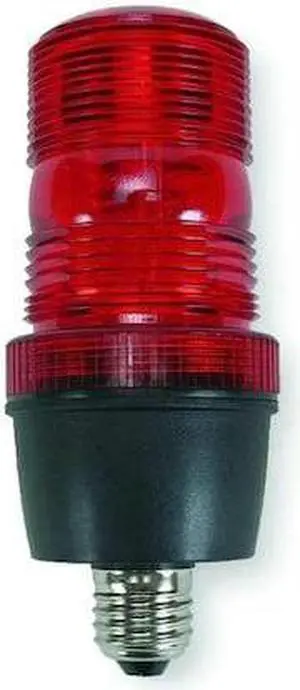 ZORO SELECT 2ERN7 Warning Light,Strobe Tube,Red,120VAC