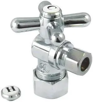 VINTAGE CC53301X CC53301X 5/8" X 3/8" OD Comp Angle Stop with Handle