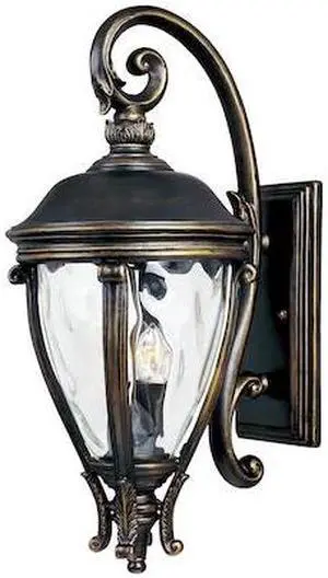 MAXIM 41426WGGO Camden VX 3-Light 13" Wide Golden Bronze Outdoor Wall Sconce