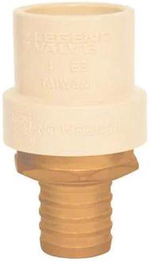 LEGEND VALVE 302-455NL 1" NL PEX F1960 x CPVC ADAPTER