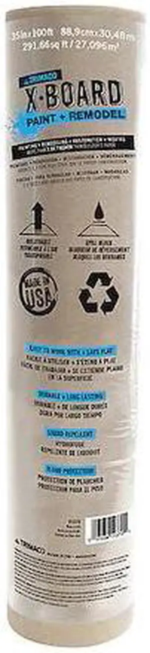 TRIMACO 12370 Floor Protection,100 ft. L,Paperboard