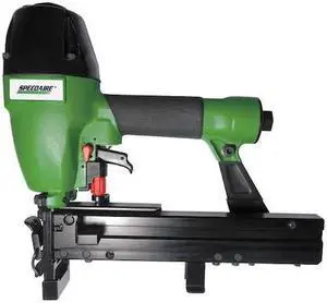 SPEEDAIRE 31CC54 Air Roofing Stapler,Green,1/4in. NPT