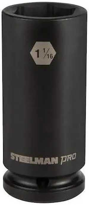 STEELMAN 79266 3/4" Drive x 1-1/16" 6-Point Deep Impact Socket