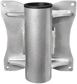 OZ LIFTING PRODUCTS OZWALL4 Mounting Base, 2,500 lb Capacity, Silver