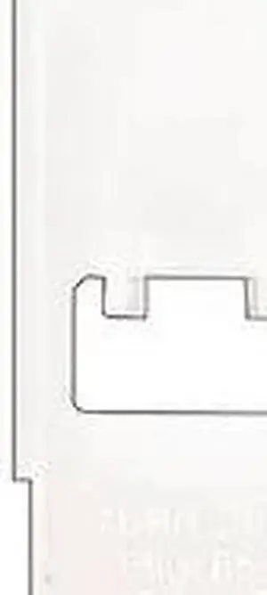 RHEEM AP8313-10 Thermostat Cover,Plastic,7" x 2"