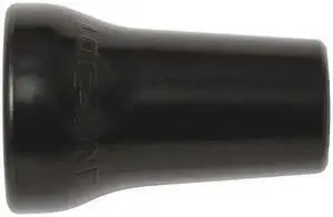 LOC-LINE 59863-BLK Round Nozzle,Black,1/2",PK50