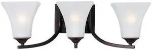 MAXIM LIGHTING 20100FTOI Aurora 3-Light 21.5" Wide Oil Rubbed Bronze Vanity MAXIM LIGHTING 20100FTOI Aurora 3-Light 21.5" Wide Oil Rubbed Bronze Vanity