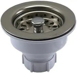 JONES STEPHENS B02400 Polished Brass Basket Strainer