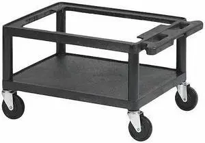 WALTER SURFACE TECHNOLOGIES 55B083 Clean Box Dolly,7-1/2 in. H,Plastic