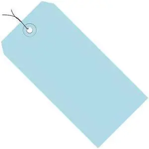 PARTNERS BRAND G11013B Shipping Tags, Pre-Wired, 13 Pt., 2 3/4" x 1 3/8", Light