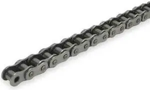 DAYTON 2YDZ7 Roller Chain,Riveted,60SS ANSI,10 ft.