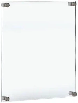 AZAR DISPLAYS 105528 Standoff Sign Holder: 17" X 22" Graphic Size AZAR DISPLAYS 105528 Standoff Sign Holder: 17" X 22" Graphic Size