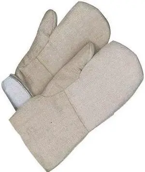 BDG 63-9-740SIL Heat-Resistant Mitts, Gauntlet Cuff, Beige, Universal