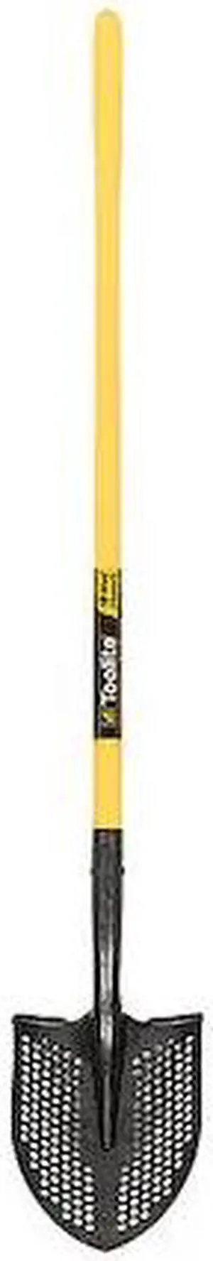 SEYMOUR MIDWEST 49540GRA Round Point Mud/Sifting Shovel, 14 ga #2 Blade, Steel