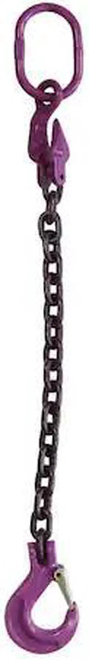 US CARGO CONTROL 12G100SOSA-15 1/2" x 15',Adjustable SingleLeg Chain Sling w/