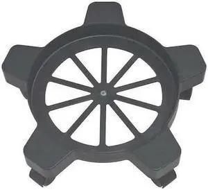 ZORO SELECT 38RY68 Pail Dolly,75 lb.,Plastic,Black