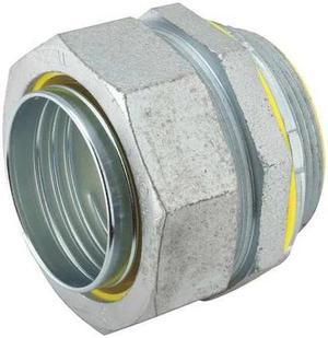 RACO 3520 Conduit Fitting Connector, 2-1/2 in, Liquid-Tight, Steel, Electro