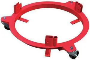 ZORO SELECT 48J135 Drum Dolly,Cap 700 lb,55 gal Drum