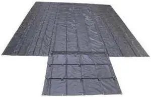 US CARGO CONTROL LLT20206-BLK 20 ft x 20 ft Tarp, Black