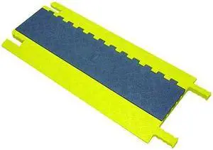 POWER FIRST GG5X125GRYYPOW2 Cable Protector, 1-5/8 in H, 3 ft L, 16-1/2 in W, 5