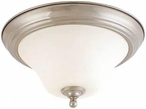 NUVO 60-1825 Dupont 2-Light 13 in. Flush Mount with Satin White Glass NUVO 60-1825 Dupont 2-Light 13 in. Flush Mount with Satin White Glass