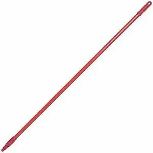 TOUGH GUY 48LZ68 57-3/4" Color Coded Handle, 1 in Dia, Red, Fiberglass