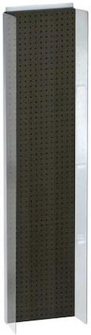 AZAR DISPLAYS 700354-BLK 13.5"W x 60"H Pegboard Powerwing Display