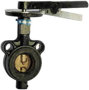 MILWAUKEE VALVE HW232B Butterfly Valve,Wafer,Size 3 In